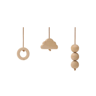 Juguetes de madera para arco NAHO o LEVO