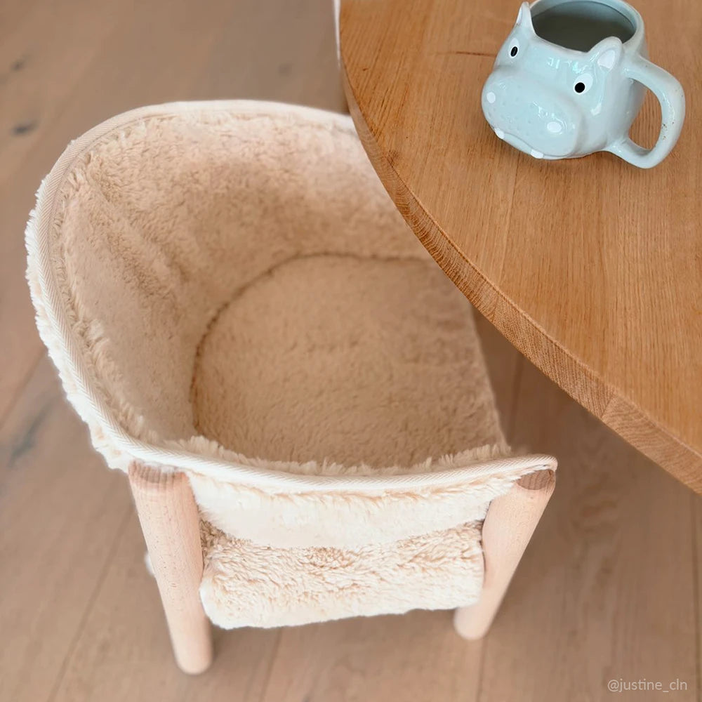 Fur Milk SABA Chair