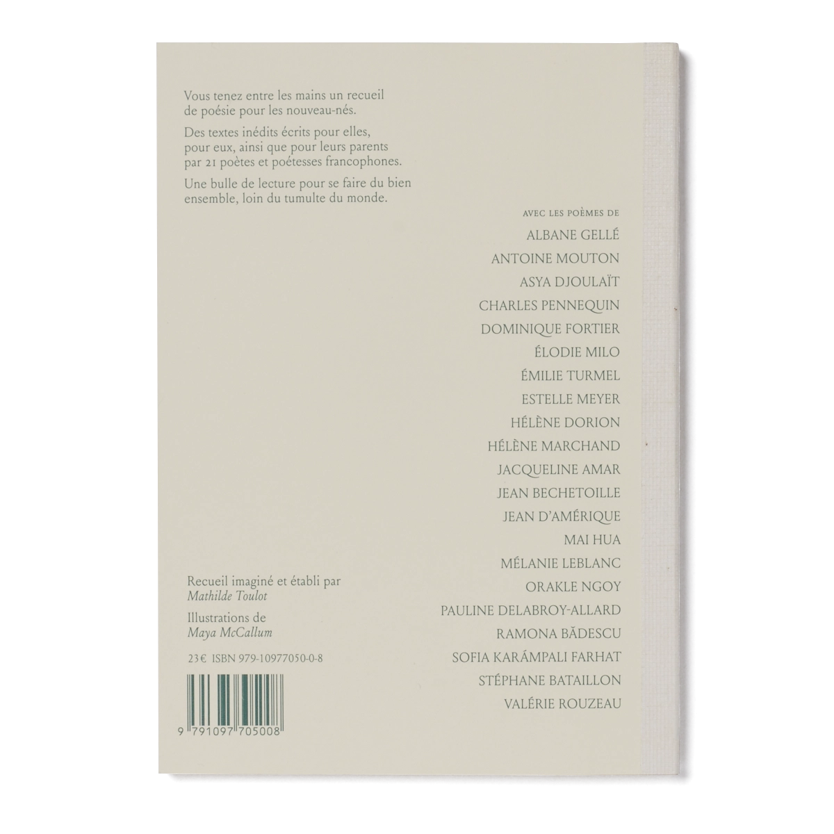 Recueil de poésie À toi qui es là