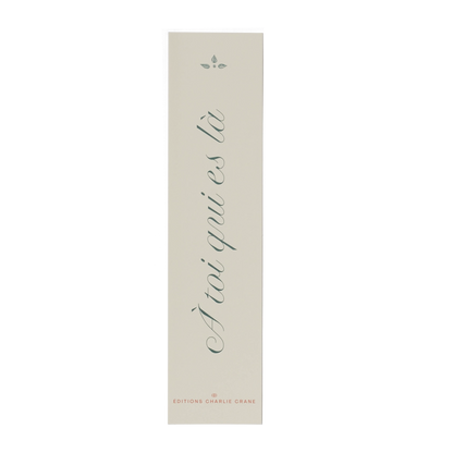 Recueil de poésie À toi qui es là