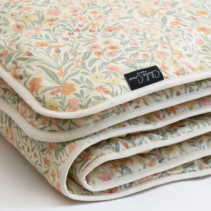 Duo couette & oreiller DOLI 80x120 cm Mushie Pastel Bloom