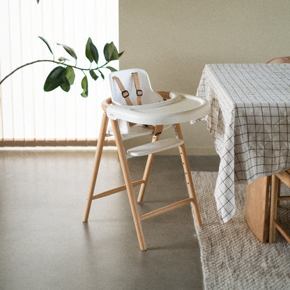 KIT Chaise haute TOBO White avec Baby Set et Tablette