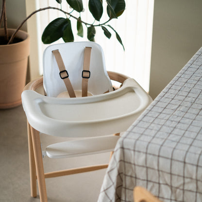 KIT Chaise haute TOBO White avec Baby Set et Tablette