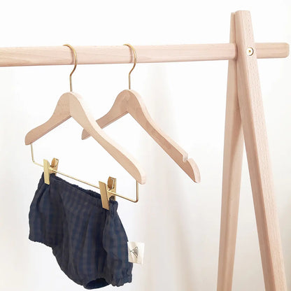 HOMI children's hangers with clips (per 5)