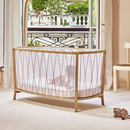 KIMI Rosewood Convertible Baby Bed without Bars Outlet