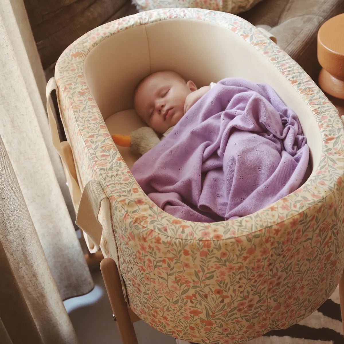 KUKO baby bassinet Mushie Pastel Bloom