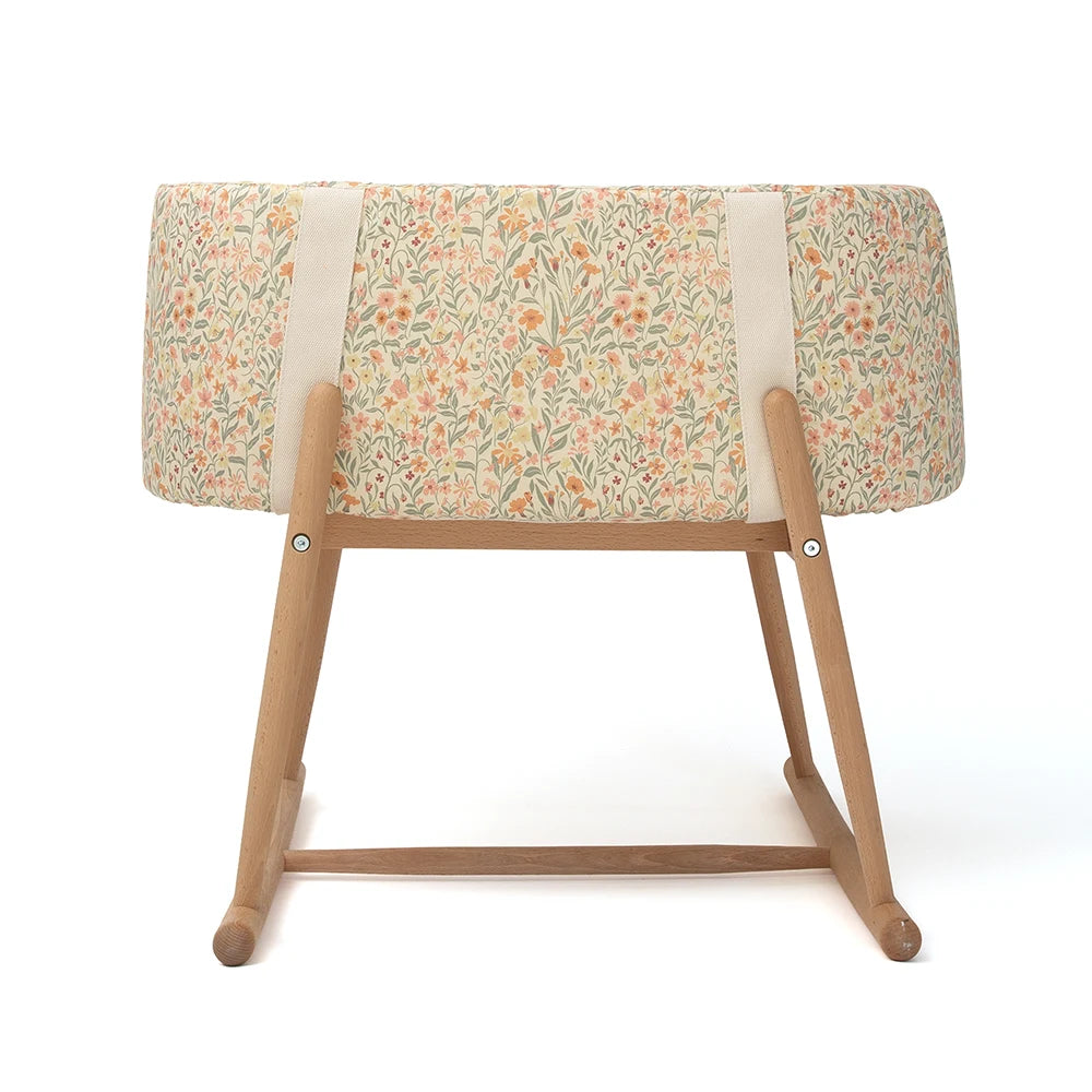 KUKO Breathable Baby Bassinet Mushie Pastel Bloom