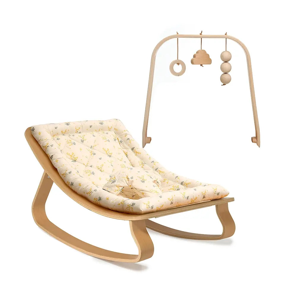 BUNDLE LEVO Babywippe und Spielbogen