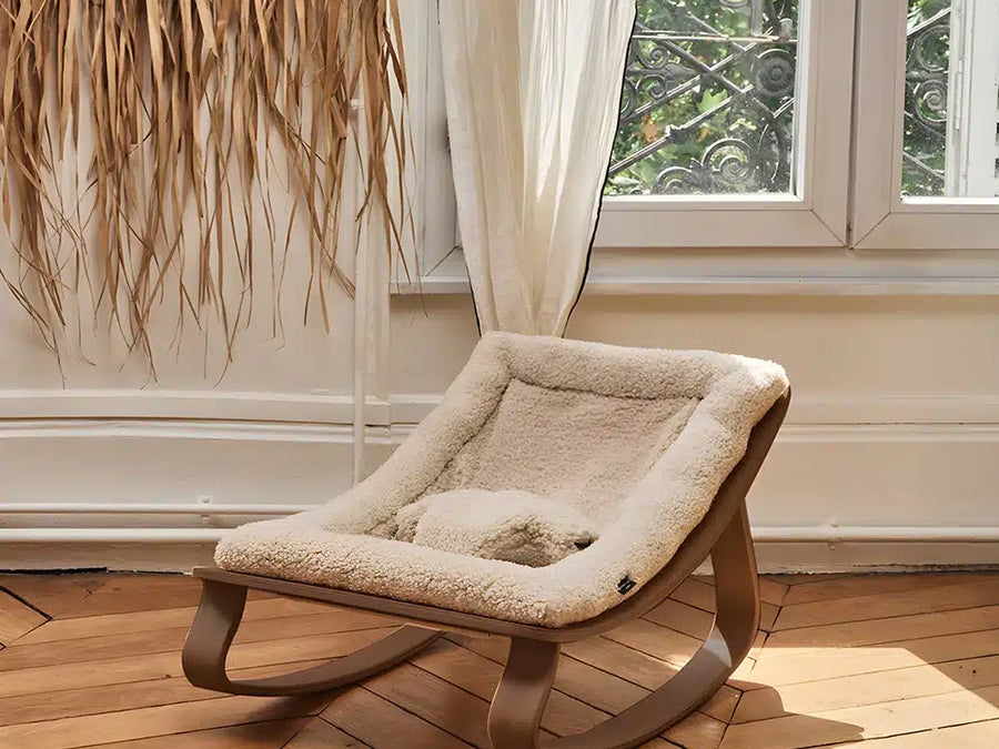 Transat LEVO noyer assise Fur Milk - Charlie Crane