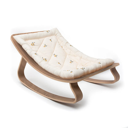 LEVO Baby Rocker Walnut Organic Zoo