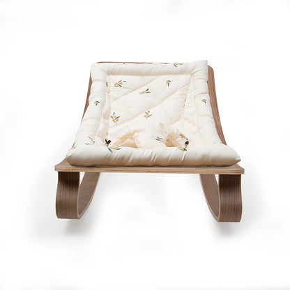 LEVO Baby Rocker Walnut Organic Zoo