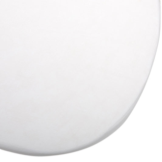 Drap Housse Blanc en coton pour lit Bébé LUGO 90