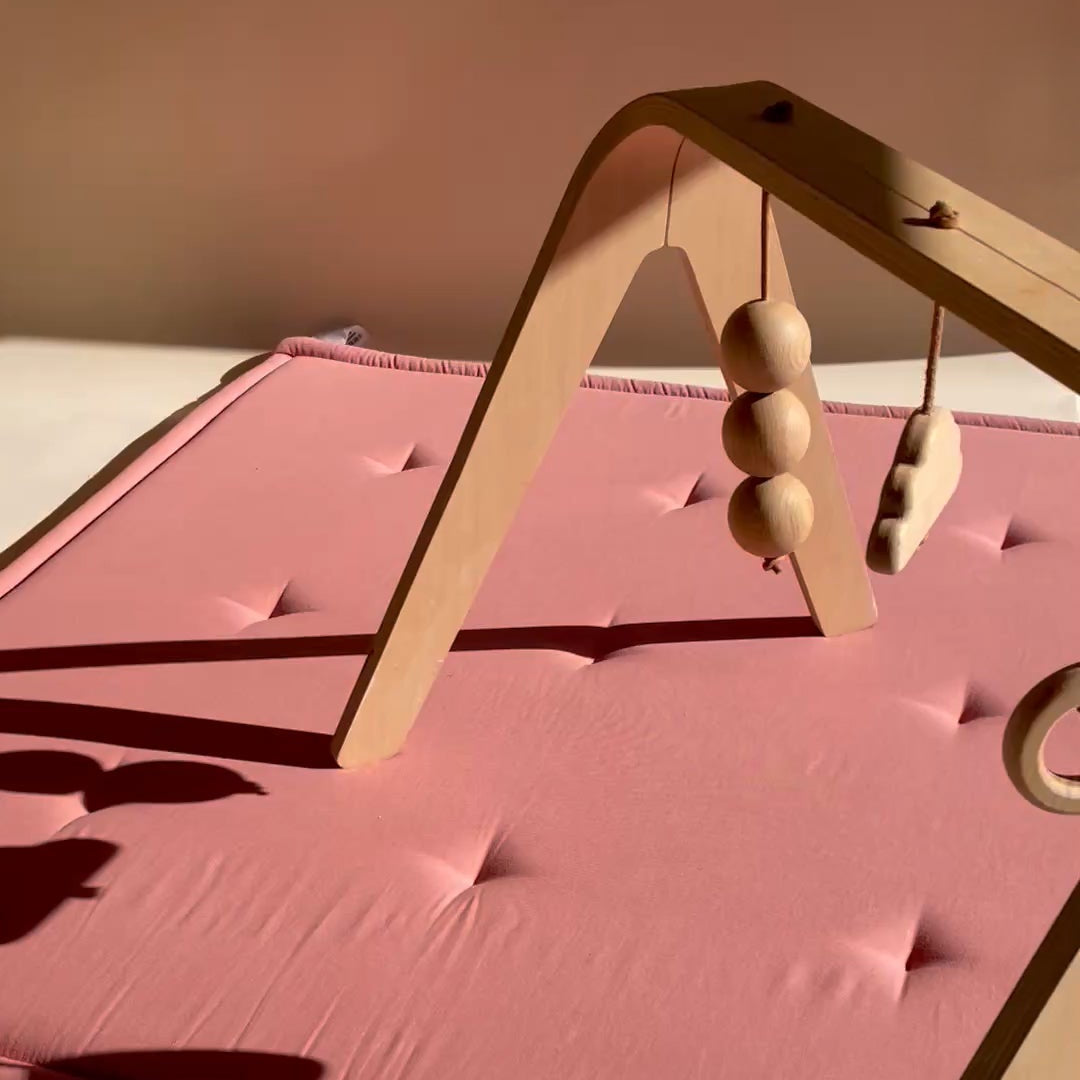 NAHO Awakening Arch with wooden toys