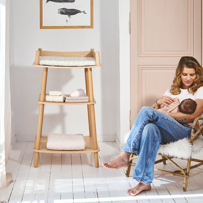 BUNDLE Wickeltisch PAGO mit Bezug und Körben