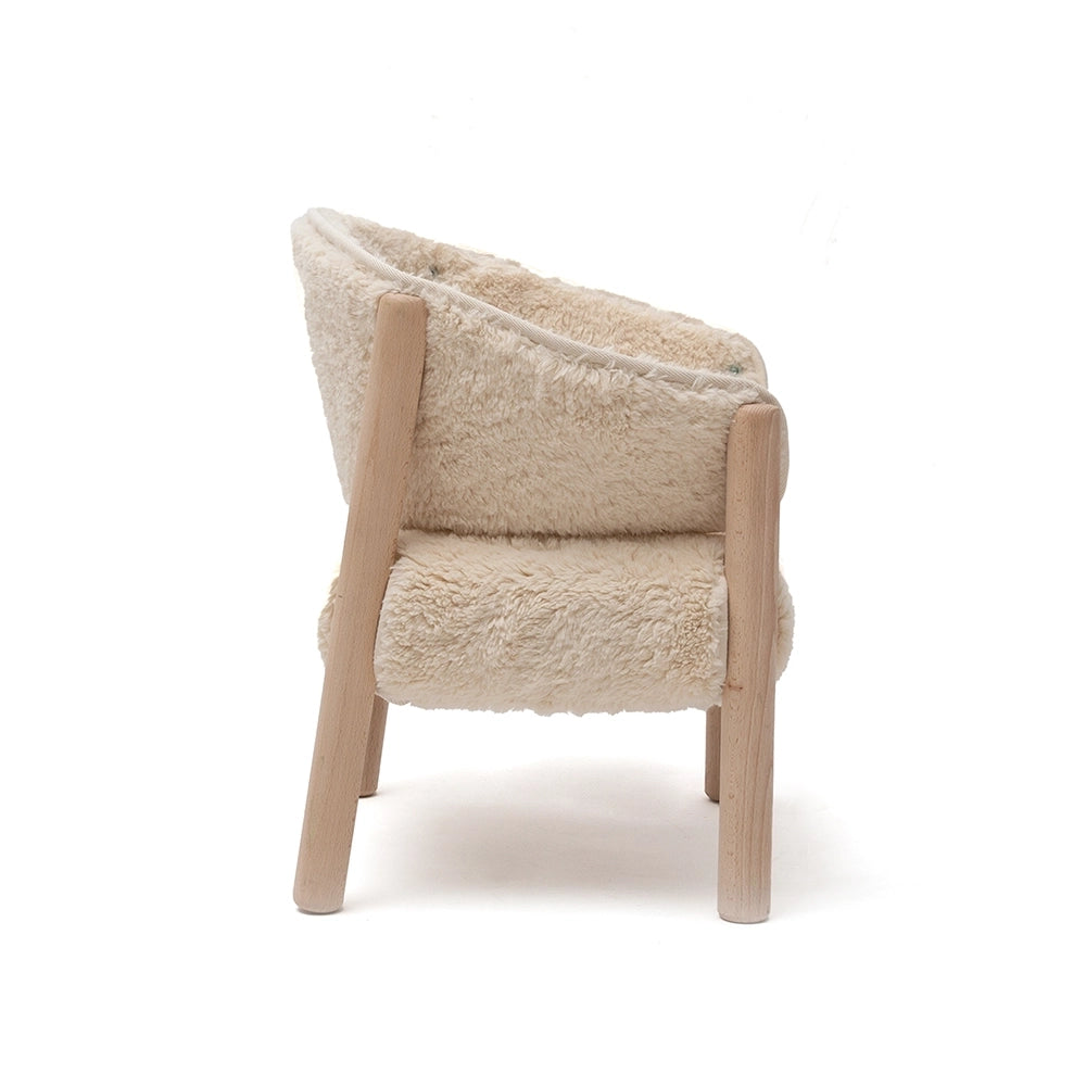 SABA Fur Milk Chair