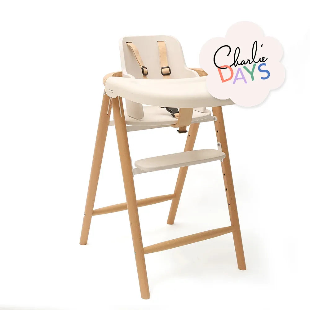 KIT Chaise haute TOBO White avec Baby Set et Tablette